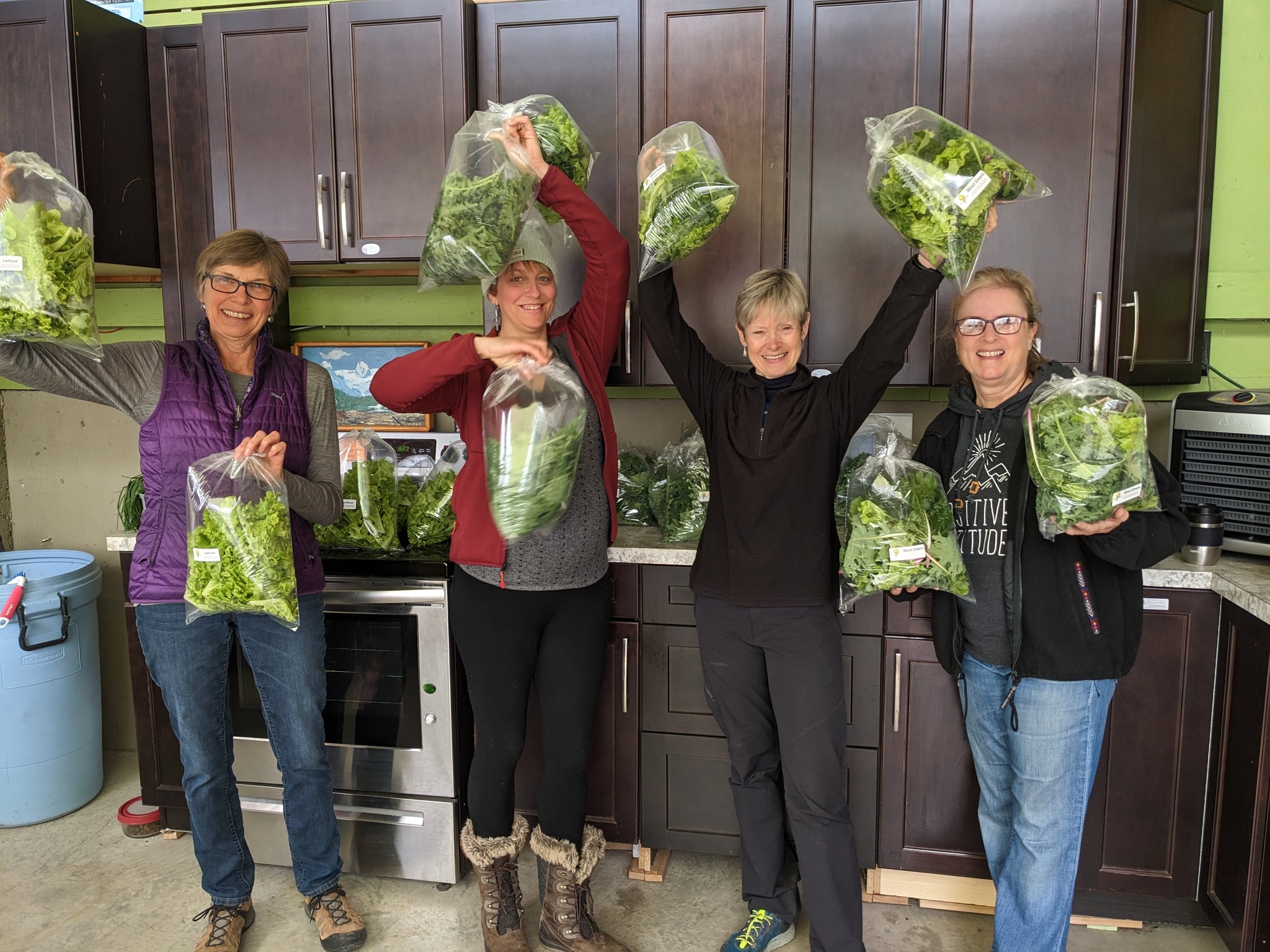 produce volunteers with great produce